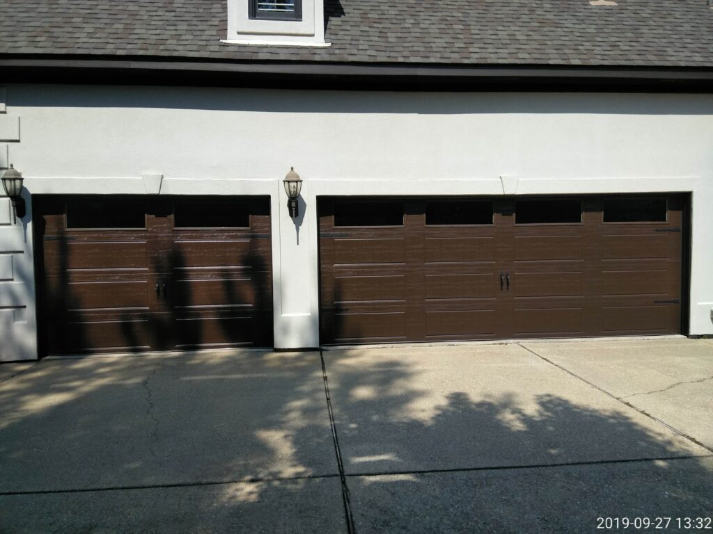 brown garage doors